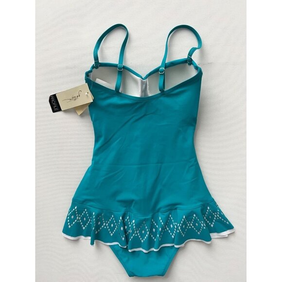Profile Gottex Tutti Frutti Laser Cut Bandeau Swimsuit - Picture 4 of 4